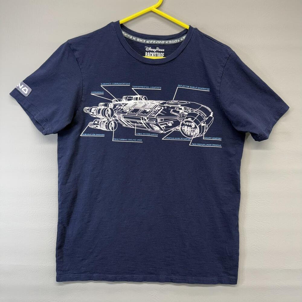 Star Wars Galaxy's Edge Shirt Youth Large Disney Parks Backstage Graphic T-Shirt